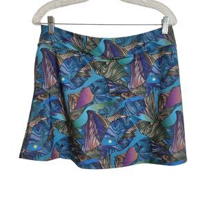 Youer Kind Apparel A Line Printed Skort Women's Size Medium Outdoor Athleisure